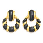 Wholesale enamel Door Knocker Post Drop Earrings L