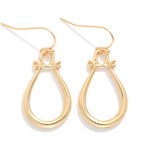 Wholesale metal U Link Drop Earrings L
