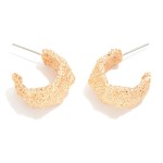 Wholesale druzy Metal Hoop Earrings D