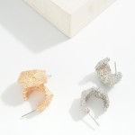 Wholesale druzy Metal Hoop Earrings D