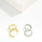 Wholesale metal Hoop Earrings Stainless Steel Tarnish Resistant D