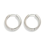 Wholesale metal Hoop Earrings Stainless Steel Tarnish Resistant D