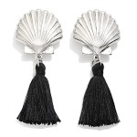 Wholesale metal Shell Tassel Drop Drop Earrings L
