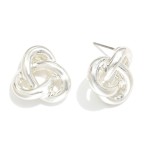 Wholesale metal Knotted Drop Earring D