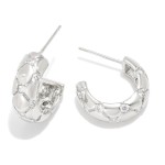 Wholesale metal Hoop Drop Earring Cubic Zirconia L Gold Dipped Brass Base Hypoal