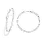 Wholesale metal Zig Zag Huggie Hoop Drop Earrings Cubic Zirconia D Gold Dipped B