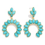 Wholesale metal Linked Drop Earring Stone Accents L