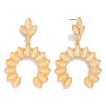 Wholesale metal Linked Drop Earring Stone Accents L