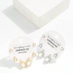 Wholesale do Everything Love Pearl Rhinestone Stud Earrings L