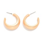 Wholesale tapered Metal Hoop Earrings D