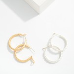 Wholesale metal Geometric Hoop Earrings D