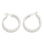 Wholesale metal Geometric Hoop Earrings D