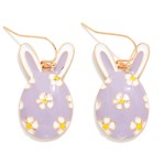 Wholesale enamel Easter Egg Bunny Ears Drop Earrings L