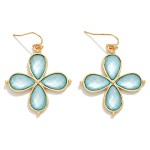 Wholesale acetate Flower Drop Earrings L