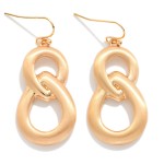 Wholesale linked Teardrop Drop Earrings L
