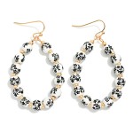 Wholesale chinoiserie Bead Beaded Teardrop Earrings L