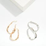 Wholesale simple Hollow U Hoop Drop Earring L