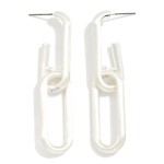 Wholesale large Paperclip Chain Link Post Drop Earrings L