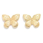 Wholesale metal Butterfly Drop Earrings L