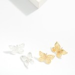 Wholesale metal Butterfly Drop Earrings L