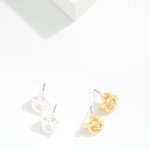 Wholesale metal Knot Drop Earrings D