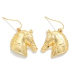 Wholesale metal Horse Drop Earrings L
