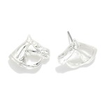 Wholesale metal Horse Post Drop Earring L