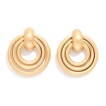 Wholesale metal Post Drop Door Knocker Earrings L