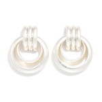 Wholesale metal Post Drop Door Knocker Earring L