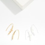 Wholesale metal Cross Drop Earrings L Brass Jewelry