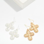 Wholesale textured Metal Rounded Cross Metal Studded Edges L