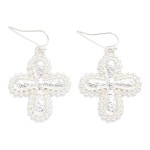 Wholesale textured Metal Rounded Cross Metal Studded Edges L