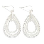 Wholesale nesting Metal Teardrop Drop Earrings L