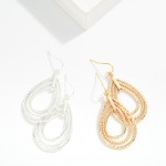 Wholesale nesting Metal Teardrop Drop Earrings L