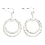 Wholesale nesting Metal Hoops Drop Earrings L