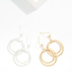 Wholesale nesting Metal Hoops Drop Earrings L