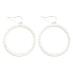 Wholesale chain Link Circle Post Drop Earring L