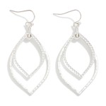 Wholesale nesting Metal Navette Drop Earrings L