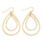 Wholesale metal Nesting Teardrop Studded Metal Ball Detail L