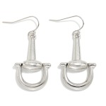 Wholesale metal Horsebit Drop Earrings L