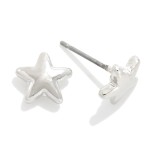 Wholesale metal Star Stud Earrings L