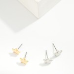 Wholesale metal Star Stud Earrings L