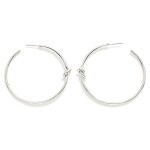 Wholesale metal Knotted Hoop Earrings Brass Plated D