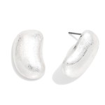 Wholesale metal Bean Post Drop Earrings L