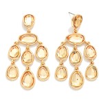 Wholesale rhinestone Metal Chandelier Drop Earrings L
