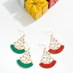Wholesale metal Wire Christmas Tree Glitter Detail L