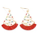 Wholesale metal Wire Christmas Tree Glitter Detail L