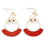 Wholesale metal Wire Santa Glitter Detail L