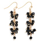 Wholesale chain Link Beaded Drop Earrings L