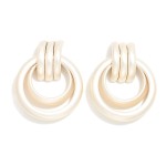 Wholesale metal Nesting Hoops Door Knocker Post Drop Earrings L